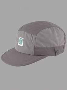 Retro Japanese 5-Panel Patchwork Baseball Cap, , Lightweight Breathable Sun Protection Fashionable Applique Quick-Dry Hat For Summer,Beach,Vacation,Holiday,Travel - Multicolor - View 13