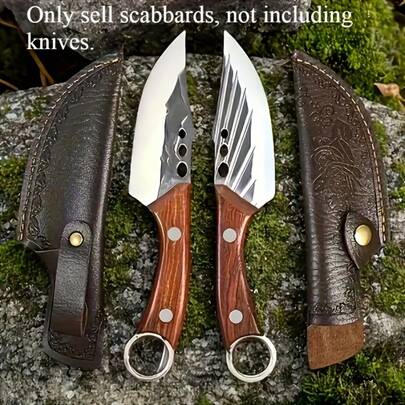 Bộ 2 bao đựng dao và túi đựng dao - 2 chiếc. Bao đựng dao đầu bếp thông dụng có họa tiết hoa hồng. Chúng chắc chắn và bền bỉ. Hoàn hảo cho việc săn bắn ngoài trời để bảo vệ dao. Không bao gồm dao.