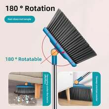 Toothed Winnowing Basket And Broom Set Cleaning Tools - Multicolor - View 5