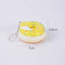 2026-1个甜甜圈钥匙扣 - 创意奶油糖果食物玩具吊坠 - 包包挂饰礼物 - 复活节礼物 - 完美礼物 - 节日礼物 - 彩色 - 查看 8