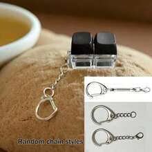 1个触感钥匙扣指尖玩具，带有清脆的咔哒声 | 键盘主题减压玩具，适合办公桌和成人缓解焦虑 - 彩色 - 查看 13