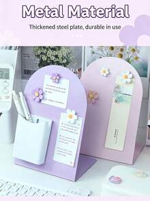 1pc Magnetic Arch Memo Board, Creative Cute Memo Holder, Magnetic Arch Message Board, Creative Gift For Office, Student, Home Use - Message Board - View 9