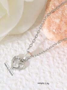 1. Mặt dây chuyền hình trái tim thời trang và lãng mạn, đính đá Zirconia lấp lánh, tinh tế và đa năng, phù hợp để đeo hàng ngày trong mọi dịp, có thể dùng làm quà tặng cho bạn bè hoặc người yêu. - Mặt dây chuyền hình trái tim - Xem 3