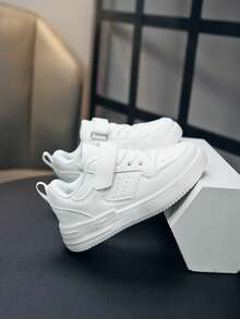 Giày thể thao trắng dành cho thanh thiếu niên, giày casual đi học, giày trắng dành cho học sinh hoạt động ngoại khóa, phù hợp cho mọi mùa. - trắng - Xem 3