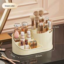 Hộp đựng mỹ phẩm nhiều ngăn xoay - Hộp đựng đồ dùng văn phòng phẩm, mỹ phẩm và cọ trang điểm đa chức năng. - Nhiều màu - Xem 6
