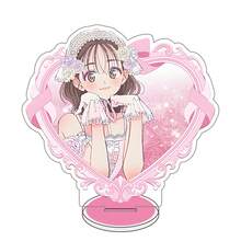 Acrylic Anime Standee, "Today's Love" Heart-Shaped Standee, Collectible Anime Merchandise - Multicolor - View 14