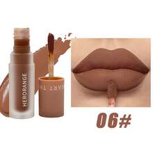 Lápiz labial líquido que cambia de color HERORANGE, 3 piezas/1 pieza, acabado mate de larga duración resistente al agua y a las manchas, tonos marrones, alta pigmentación, maquillaje multifuncional para labios y ojos - Multicolor - Ver 8