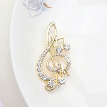 1 Stück Vintage, minimalistischer und eleganter Diamant-Stil Brosche, geeignet für den täglichen Gebrauch von Frauen, passend zu Kleidern für besondere Anlässe. Dieses multifunktionale Accessoire kann perfekt mit Haarzubehör, Modebrillen, Ohrringen, Hüten und Reiseartikeln kombiniert werden, was es zu einem idealen Geschenk für Muttertag, Weihnachten und verschiedene Feierlichkeiten macht. - Verschiedenfarbig - Übersicht 3