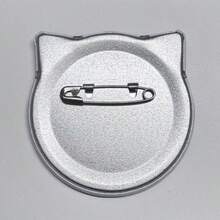 1pc 5.8cm/2.28inch Pattern Safety Pin Badge, Button Badge, Suitable For Attaching To Clothing, Bags, Backpacks, Fun Gift For Family And Friends - Multicolor - View 2
