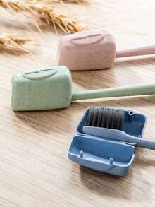 1/4/8pcs Portable Toothbrush Head Cover, Travel Toothbrush Holder, Household Breathable Dustproof Toothbrush Case, Toothbrush Cap, Toothbrush Protector, Suitable For Home Daily, Outdoor Travel, Business, Camping, Back To School, Bathroom Decor, Summer Travel Accessories, Bathroom Accessories, Home Supplies, Personal Care Organizer, Travel Essentials - Multicolor - View 2