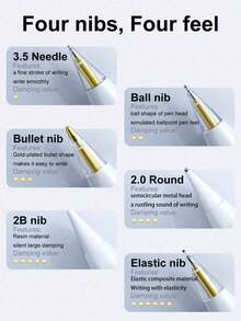 3/6/9pcs Replacement Nibs, Compatible With Apple Pencil 1st/2nd Generation, Nibs Compatible With IPad Pro Pencil 1st/2nd Generation - Multicolor - View 5