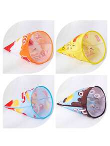 Đồ chơi đường hầm cho mèo làm từ túi khoai tây chiên, có âm thanh, giúp giải trí và giảm căng thẳng, bền chắc. - Nhiều màu - Xem 10