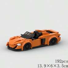 粉色/灰色/超级跑车赛车经典MOC积木套装，可拼搭DIY汽车模型，适合成人，城市科技冠军系列，适合作为生日、万圣节、圣诞节、复活节礼物 - 型號 - 查看 14
