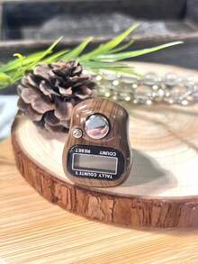 电子念珠戒指，手指电子念珠祈祷戒指计数器，数字显示便捷戒指计数器，减压手压计数器，适用于商务、祈祷计数、节日礼物 - 多色 - 查看 9