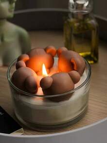 熊头DIY手工香氛石膏多功能硅胶模具 - 熊 - 查看 3