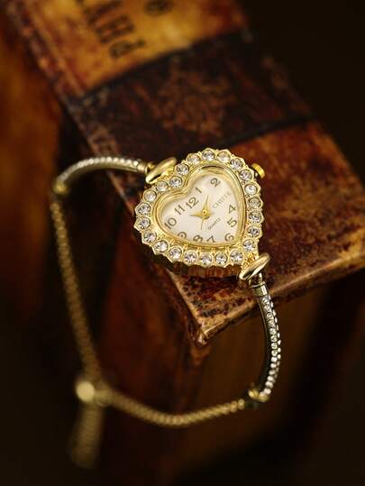 Đồng hồ nữ kiểu vòng tay thạch anh thời trang, tinh tế và thanh lịch, phù hợp để đeo hàng ngày, làm quà tặng trong các buổi gặp gỡ thường ngày.