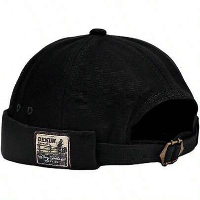 Versatile Minimalist Solid Color Beanie Hat