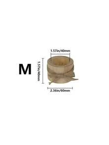 1/3pcs Wooden Tea Candle Holder, Wooden Incense Candle Holder, Suitable For Wedding Birthday Centerpiece Decor, Tabletop Planter, Rustic Style Centerpiece Home Decor (Candles Not Included), Graduation Gift - A - View 3
