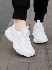 Giày thể thao trắng dành cho thanh thiếu niên, giày casual đi học, giày trắng dành cho sinh viên, phù hợp cho mọi mùa. - trắng - Xem 4