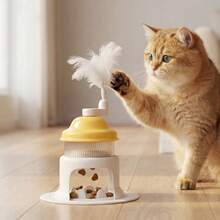 Đồ chơi xoay cho mèo ăn chậm, bán sỉ trực tiếp từ nhà máy, bát ăn mê cung chống nuốt chửng, đồ dùng cho thú cưng. - Xem 6