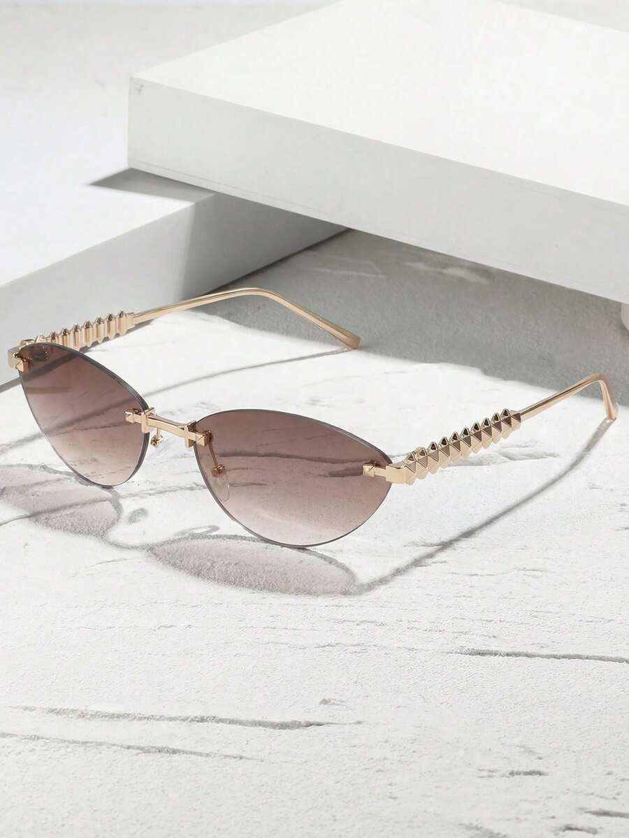 Vacation Casual Polarized Frameless Fashion Fashion Glasses - Multicolor - View 1