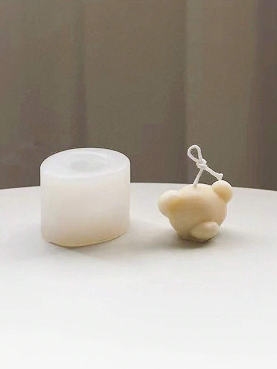 熊头DIY手工香氛石膏多功能硅胶模具 - 熊 - 查看 1