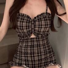 Women One-Pieces - Lattice - View 6