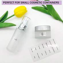 280pcs Waterproof Bottle Labels - Clear Small For Cosmetic Bathroom Beauty Skincare Travel Toiletries Stickers - Thông thoáng - Xem 4