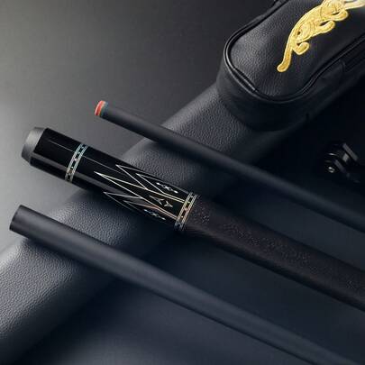 12.5mm Fiberglass Pool Cue Set | Includes Cue Case, Glove And All Necessary Accessories | Designed For Pool Enthusiasts