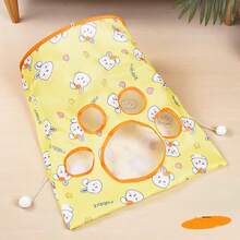 Đồ chơi đường hầm cho mèo làm từ túi khoai tây chiên, có âm thanh, giúp giải trí và giảm căng thẳng, bền chắc. - Nhiều màu - Xem 14