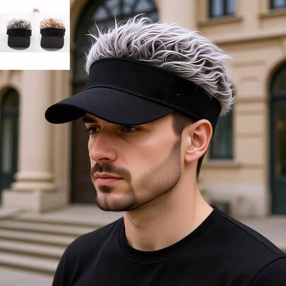 1pc Random Baseball Cap, European And American Hip-Hop Funny Streetwear Peaked Cap, Outdoor Hat For Men