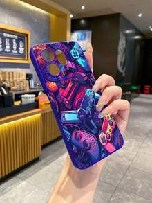 1 pieza Moda Teléfono Caso No incluye cordón ni soporte. 1 unidad Colorido Controlador de videojuegos Teléfono Caso Con Cámara Protector Compatible Con, /Compatible Con Galaxia, Compatible Con , Compatible Con , Compatible Con, Compatible Con, Compatible Con Impermeable A prueba de golpes Anticaída Rasguño Resistente, Internacional Versión, No El Doméstico Versión - Azul 2 - Ver 11