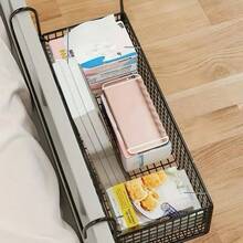 Creative Woven Vine Collapsible Storage Basket, Minimalist Square Laundry, Toy, Snack Organizer - Coffee Brown - View 2