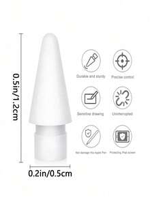 3/6/9pcs Replacement Nibs, Compatible With Apple Pencil 1st/2nd Generation, Nibs Compatible With IPad Pro Pencil 1st/2nd Generation - Multicolor - View 3