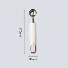 Muỗng múc trái cây bằng thép không gỉ, muỗng múc kem, dụng cụ múc dưa hấu, muỗng tráng miệng, dụng cụ múc dưa. - Nhiều màu - Xem 3