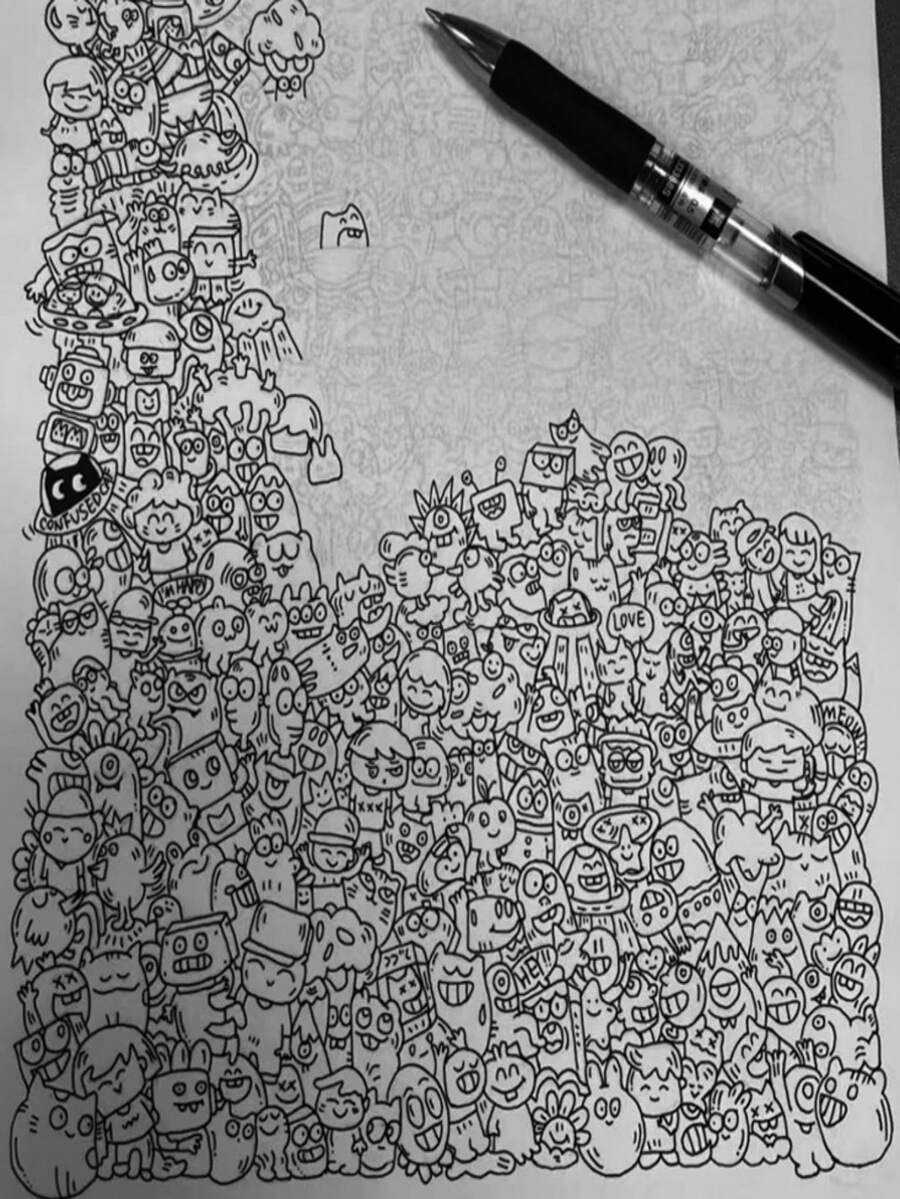 Mini Pattern Sketchbook - Sketch And Line Drawing Notebook, Suitable For Sketching Practice, Adult Drawing Training And Leisure Time, Can Be Used As Leisure Gift, Birthday Or Holiday Gift - Single Item - 15pcs - View 1