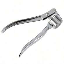 3-In-1 Stainless Steel Manual Garlic Press, Multifunctional Kitchen Garlic Crusher, Garlic Paste Squeezer Tool, Garlic Press, Kitchen Accessory, Functions: Garlic Press + Nutcracker + Bottle Opener, Compact And Durable Garlic And Ginger Grinder - Multicolor - View 8