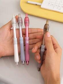 1pc/4pcs Rotating Gel Pen, Featuring Smooth Precision Bearings And Comfortable Grip, Writes Smoothly, Suitable For Office, Study, Rewards, School Supplies And Writing, Easter Gift, Ballpoint Pen, Gel Pen, Signing Pen - Rotating Gel Pen - View 6