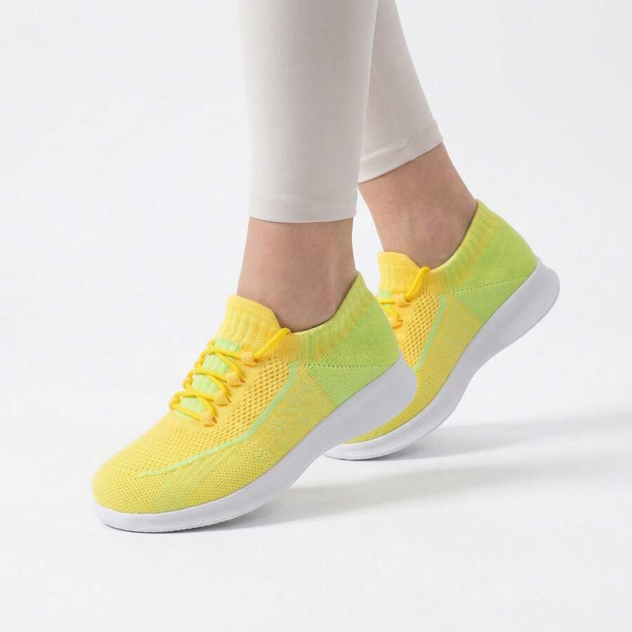 女士休闲鞋，轻便百搭，厚底透气，跑步运动鞋