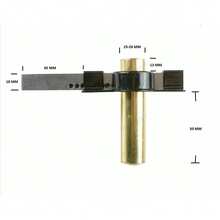 Double Long Throw SECURITY Gate Lock Garage Bolt Rim Lock 5 KEYS 50 MM - Thickened Upgraded Version - View 2