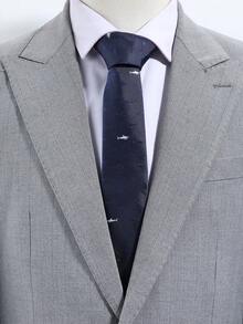 1 chiếc cà vạt nam thời trang đa năng họa tiết cá mập, thích hợp mặc hàng ngày. - Nhiều màu - Xem 2