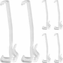 Valance Clips 6pcs 3-1/4'' Window Blinds Hidden Clip Plastic Horizontal Blinds Valance Retainer Holder - 3.25inchx6 - View 1