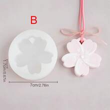 Cetakan Silikon Motif Bunga Kamelia/Cherry Blossom Ukuran Besar, Cetakan Resin Plaster, Cetakan Lilin Plaster 3D - bunga - View 12