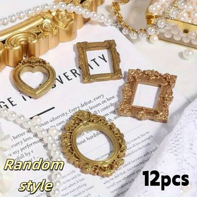 12 khung ảnh mô phỏng phong cách cổ điển, đạo cụ trang trí tự làm cho các cảnh quay.