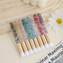 5支/10支装睫毛嫁接清洁刷、鼻毛修剪器、眉刷、睫毛清洁刷、洗发清洁刷 - 彩色 - 查看 5