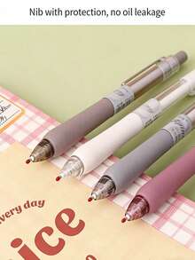 1pc/4pcs Rotating Gel Pen, Featuring Smooth Precision Bearings And Comfortable Grip, Writes Smoothly, Suitable For Office, Study, Rewards, School Supplies And Writing, Easter Gift, Ballpoint Pen, Gel Pen, Signing Pen - Rotating Gel Pen - View 4