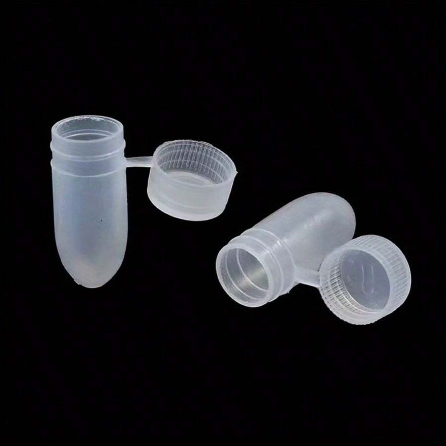 100/50/20/5pcs Sample Bottles, Test Tube Mini Bottles, Storage Containers, Translucent Mini Q Caps, Small Mini Cosmetics Containers For Nail, Jewelry, Foundation Make-Up And Lipstick - View 1