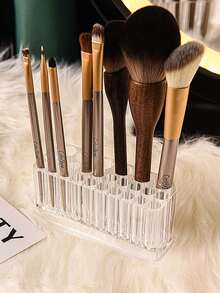 1 hộp đựng cọ vẽ móng tay acrylic trong suốt, dung tích lớn, 26 lỗ, chống bụi, cạnh vuông, bề mặt nhẵn, đa chức năng, nhỏ gọn, ổn định, có ngăn chứa đồ, hộp đựng dụng cụ làm móng chuyên nghiệp, sang trọng, tối giản, thích hợp sử dụng hàng ngày tại salon, quán bar, nhà, phòng ngủ, ký túc xá, du lịch, mùa xuân hè, thu đông, tiệc tùng. - Trong sáng - Xem 2