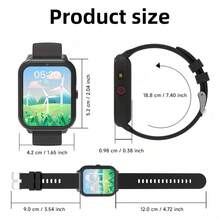 ERUN 2026 New Kids Smart Watch With 18 Fun Built-In Games, 1.83" Touchscreen, 300mAh Battery, Low Power Chip, Pedometer, Camera, Flashlight, Alarm, Photo Album, Calendar, Timer, Calculator, Stopwatch, Ideal Gift For Children - View 11