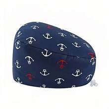 1pc Women's Cartoon Animal & Floral Print Medical Cap, Adjustable Strap, Suitable For Doctors, Nurses, Beauty Salons, Dental Clinics, Veterinary Hospitals And Other Medical Institutions - Multicolor - View 16